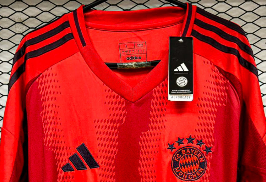 Camisa Bayern de Munique 2024 Titular – Versão Premium Tailandesa Masculina