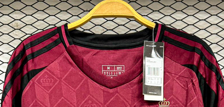 Camisa Bélgica 2024 Titular – Versão Premium Tailandesa Masculina
