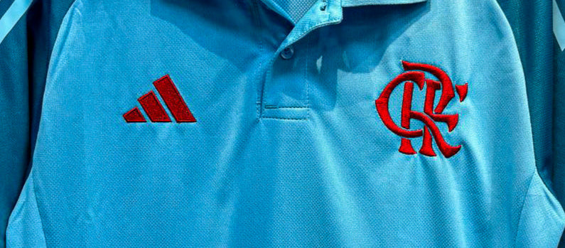 Camisa Flamengo Azul Treino 2024 – Premium Tailandesa