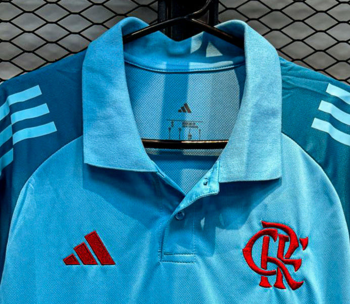 Camisa Flamengo Azul Treino 2024 – Premium Tailandesa