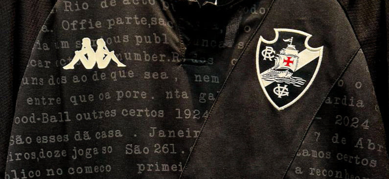 Camisa Vasco Retrô Preta 2024 – Premium Tailandesa
