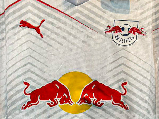 Camisa RB Leipzig 2023/2024 Home – Branca com detalhes vermelhos – Premium Tailandesa