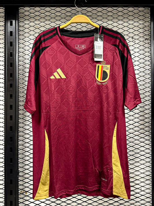 Camisa Bélgica 2024 Titular – Versão Premium Tailandesa Masculina