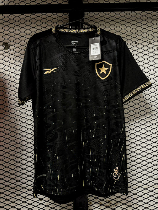 Camisa Botafogo 2024 Preta Gold – Versão Premium Tailandesa Masculina