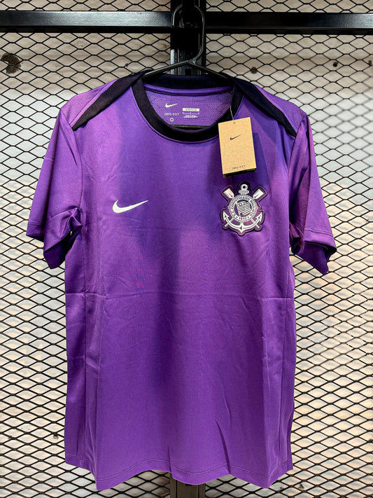 Camisa Corinthians Goleiro Roxa 2024 – Versão Premium Tailandesa Masculina