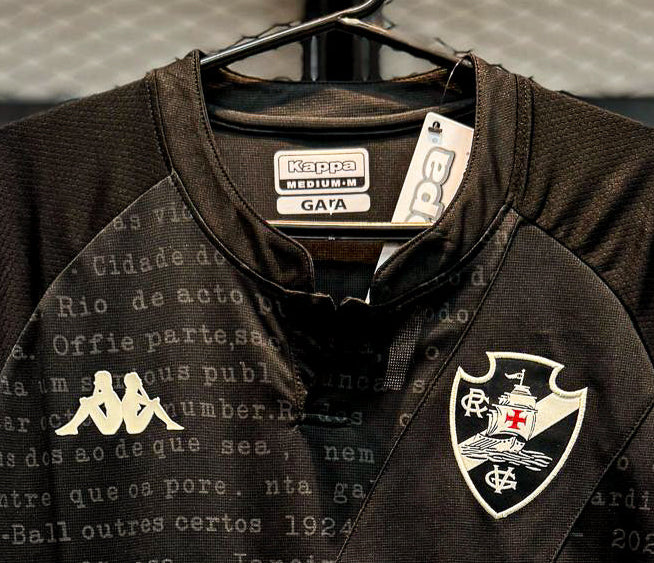 Camisa Vasco Retrô Preta 2024 – Premium Tailandesa
