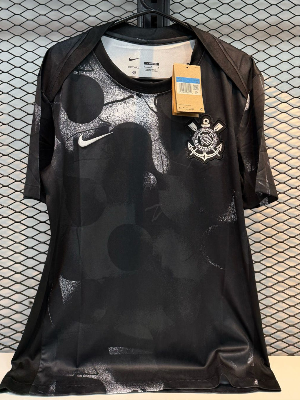 Camisa Corinthians 2024 Preta Treino – Versão Treino Premium Tailandesa