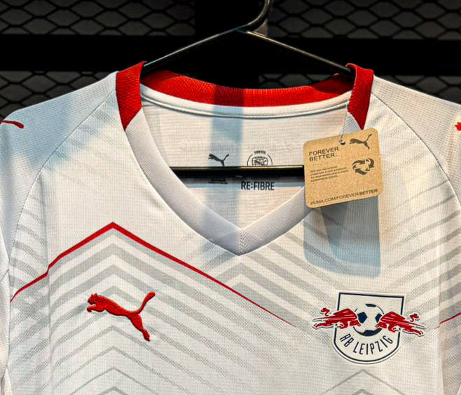 Camisa RB Leipzig 2023/2024 Home – Branca com detalhes vermelhos – Premium Tailandesa